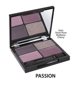Certified Organic Quad Eyeshadow Palette